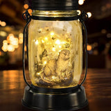 kyoryuger Otter Gifts for Women/Men River Otter Lovers Solar Lantern Mom Birthday, Mothers Day, Animal Solar Garden Decoration Outside for Yard, Patio,Backyard,Porch