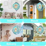 Shih Tzu Wind Spinner, Dog Wind Spinners, Wind Spinner Hanging for Outdoor & Indoor Décor, Unique Gifts for Yard Garden Decoration or Patio Décor (Shih Tzu 1)