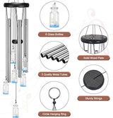 Virekm Windchimes Outdoors Clearance, Door Chime Wind Chimes for Outside Sympathy Wind Chimes for Patio Decoration, Garden Decor. Zen Garden Decor(Wishing Bottle)