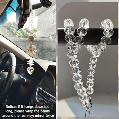 Memorial Suncatcher Sympathy Gift for Loss of Loved One, Angel Bereavement Memorial Car Charm for Loss of Mom, Dad, Husband Condolences Grief Remembrance Gift, Crystal Memorial Ornament Rainbow Maker