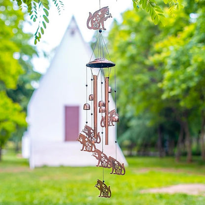 for Mom Cat Wind Chimes for Outside,Cat Gifts for Women/Men/Sympathy Gift/Memorial/Festival Birthday Gifts Metal windchimes Outdoors/Indoors,Patio,Garden Decor,Yard Decor,Porch