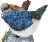 Bird Garden Decor Resin Animal Garden Figurines Welcome Sign Sculptures Statues for Yard Patio Lawn Outdoor Decoration Durable Weather Design