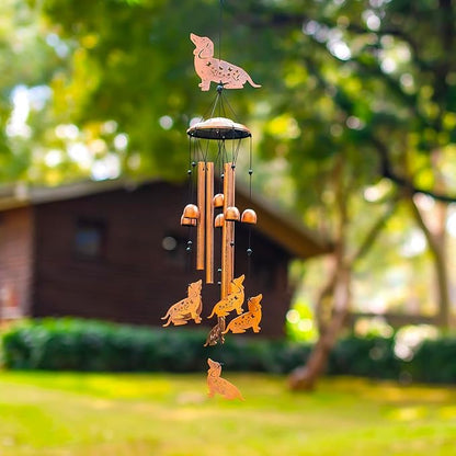 for Mom Dachshund Dog Wind Chimes for Outside,Dog Gifts for Women Men/Memorial Gift/Birthday Gifts Metal windchimes Outdoors/Indoors,Garden Decor,Patio,Home,Porch,Yard Decorations