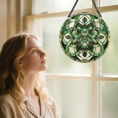 Celtic Knot Plexiglass Suncatcher - Sun Catchers Indoor Window, Window Decorations for Glass Windows - Symbolic Hanging Decoration, Perfect for History Lovers and Celtic Culture Enthusiasts