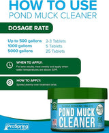 Pond Clarity Solution| Fish Pond Clarity Solution | Sludge Dissolver for Fish Pond 100 Tablets