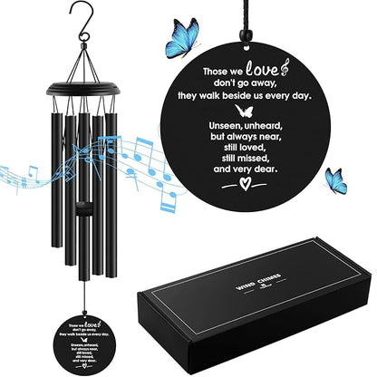 YOUNTASY Wind Chimes for Loss of Loved One Prime, Windchimes in Memory of a Loved One, Father Mother Bereavement/Sympathy/Memorial Gifts for Remembrance, 35in