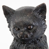 Bits and Pieces - Cat & Mouse Garden Statue- Outdoor Kitten on a Stump Sculpture - 17" Polyresin Home Décor Weather Resistant Lawn Ornament