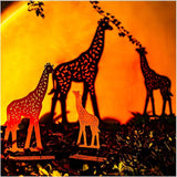 Giraffe Metal Decorative Garden Stakes Giraffe Gifts for Women Men Mom Birthday Gifts Silhouette Statues for Garden Decor, Yard Art, Patio, Outside, Lawn Ornaments, Outdoor Decorations