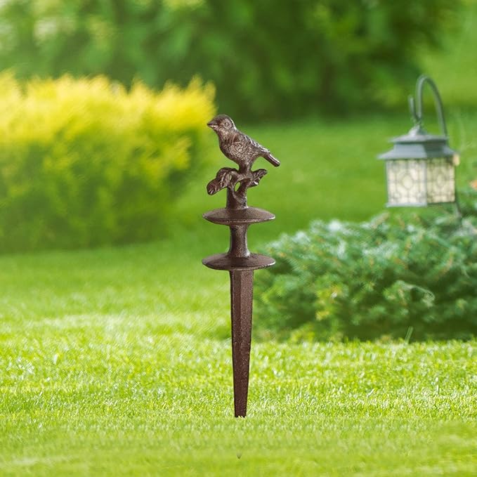 Hose Guide Stake Heavy Duty Plant Garden Statue Sculpture Lawn Decoration Gifts Iron