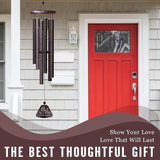 Housewarming Gifts for New Home, Home Sweet Home Gifts 32" Wind Chimes for Outside, Best Homeowner Moving Away Gift for Homewarming, New Apartment House Warming Ideas for Couple Windchimes