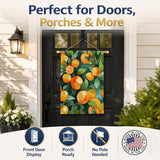 Caroline's Treasures Florida Orange Blossom in Watercolor House Flag Large Porch Sleeve Pole Decorative Outside Yard Banner Artwork Wall Hanging, Polyester, House Size, Multicolor