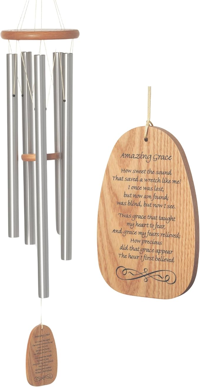 Woodstock Wind Chimes for Outside, Outdoor Decor, Garden and Patio Decor Woodstock Reflections, 25'' Cardinal Wind Chime (WRCA)