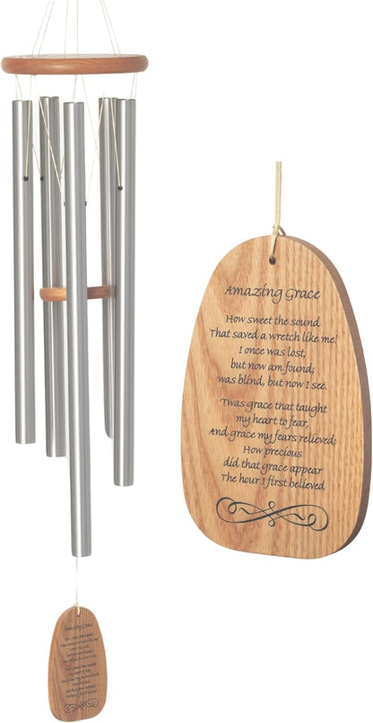 Woodstock Wind Chimes for Outside, Outdoor Decor, Garden and Patio Decor Woodstock Reflections, 25'' Cardinal Wind Chime (WRCA)