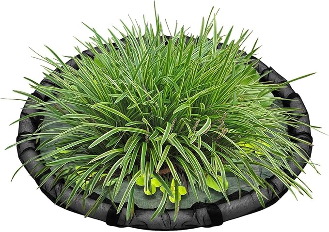 Floating Pond Corral Plant Rings - 90g 45 Cms, and Round Floating Plant Ring Fine Mesh Nets, Planters for Garden Pond Decoration Home | Outdoor Decors Maintaining Water Features Utilizations