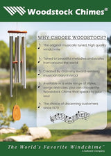 Woodstock Wind Chimes of the Eclipse Chimes for Outside 40" Green Large Deep Tone Wind Chime Decor for Outdoor Garden, Patio, Porch, Encore Collection