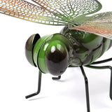 PROW® Metal Insect Ornament Hanging Colorful Dragonfly, Indoor Outdoor Metal Garden Statue Ornament, Spring Ornament for Gardening Enthusiasts