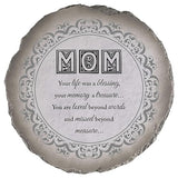 Magnolia Garden 10-Inch Mom Memorial Decorative Stepping Stone – Your Life was A Blessing Resin Garden Tile – Mother Sympathy & Bereavement Outdoor Accent