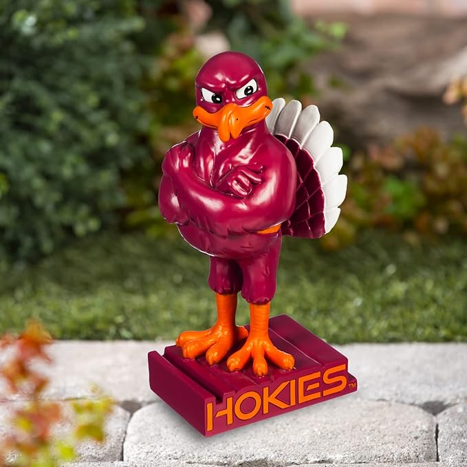 Team Sports America NCAA Virginia Tech Fun Colorful Mascot Statue 12 Inches Tall