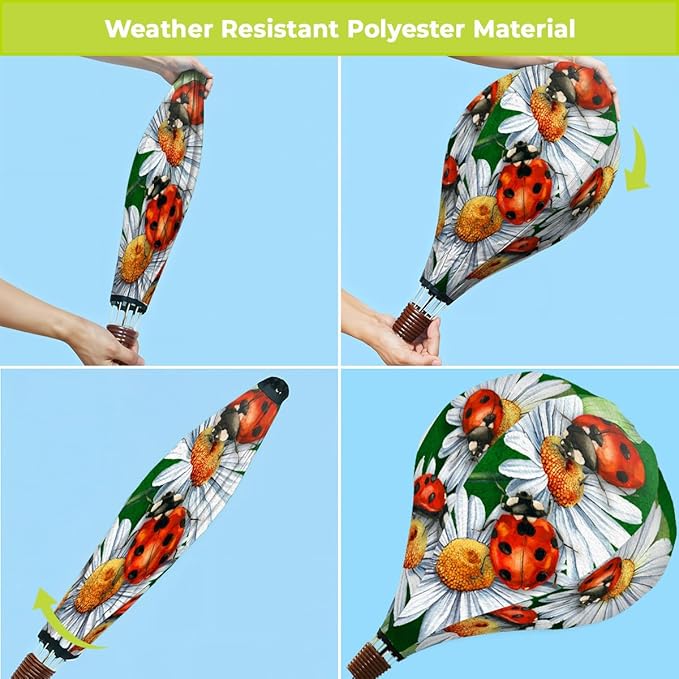 Briarwood Lane Ladybugs and Daisies Hot Air Balloon Spinner
