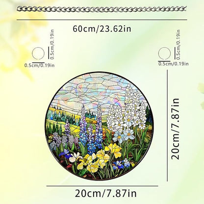 Sun Catchers Indoor Window, Acrylic Rainbow Suncatcher Window Hanging Decoration for Living Room Bedroom Summer Home Balcony Ornaments Decoration (SC236)