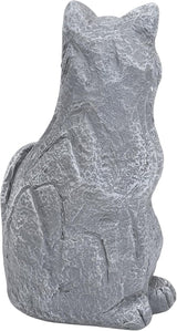 Cats Memorial Stone Garden Statue, Pet Statues Gifts for Loss of Cat Sympathy, Grave Markers for Garden Outdoor Statue Decor