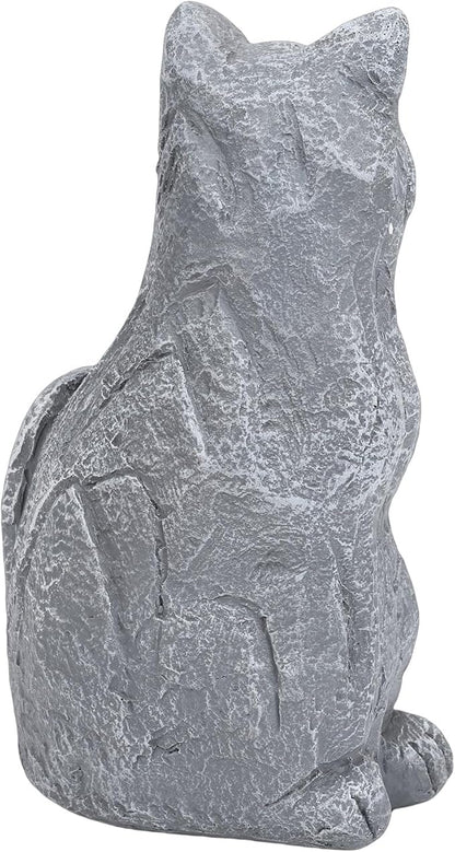 Cats Memorial Stone Garden Statue, Pet Statues Gifts for Loss of Cat Sympathy, Grave Markers for Garden Outdoor Statue Decor