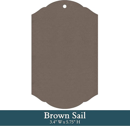 Personalized Wind Chime Sail, Sail Only, Engraved Windchime Tag, Custom Wind Chime Plaque, Replacement Windchime Sail