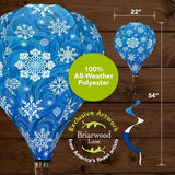 Briarwood Lane Let It Snow Snowflakes Hot Air Balloon Spinner