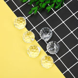 MerryNine 6 Pcs 30mm Clear Crystal Ball Prism Sun Shine Catcher Rainbow Pendants Maker, Hanging Crystals Prisms for Windows, for Feng Shui, for Gift (1.18"/30mm 6Pack)