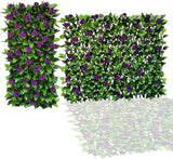 LANDGARDEN Privacy Fence Screen Artificial Leaf Faux Ivy Expandable/Stretchable Fence Cover