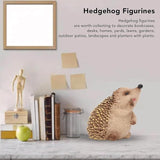 Garden Statues Hedgehog Figurines Hedgehog Garden Statues Outdoor Resin Garden Statues Cute Hedgehog Decor Hedgehog Decorations for Home Yard Ornaments Decor