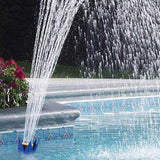 Pool Fountain Jet Adjustable Waterfall Pool Fountain Spray Above & Inground Swimming Pool Waterfall Sprayer Lotus Flower Pond Fountain Nozzle Accessories