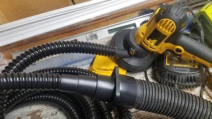 Pond Hose ID 1-1/2” × 25ft Black Corrugated Flexible Reinforced PVC Hose Vinyl Tubing for Pond Pump Fountain Garden Waterfall, Non-toxic & Kinkproof, with 2 clamps, 1.5in 38mm id