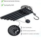 Memorial Wind Chimes for Loss of Loved One,windchimes in Memory of a Loved One Sympathy Gifts for Dad Mom and Family Member,Metal Windchimes Outdoors Decorations for Your Garden…