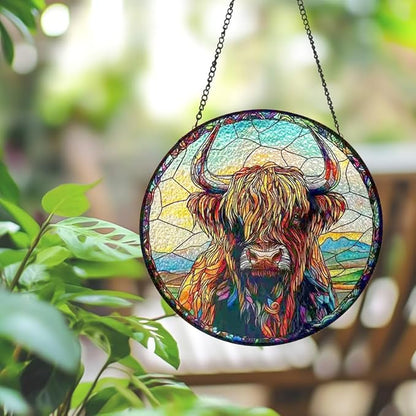Stained Glass Window Hanging,suncatcher Stained Glass kit,Stained Glass Ornament, Garden suncatchers for Windows Hanging,Window Decor or Indoor,Gifts for Women, Lovers, Couple, Friends