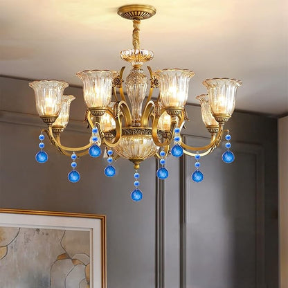 Pack of 10 Blue Crystal Ball Prism 30mm Suncatcher Chandelier Prisms Part Decor Rainbow Maker