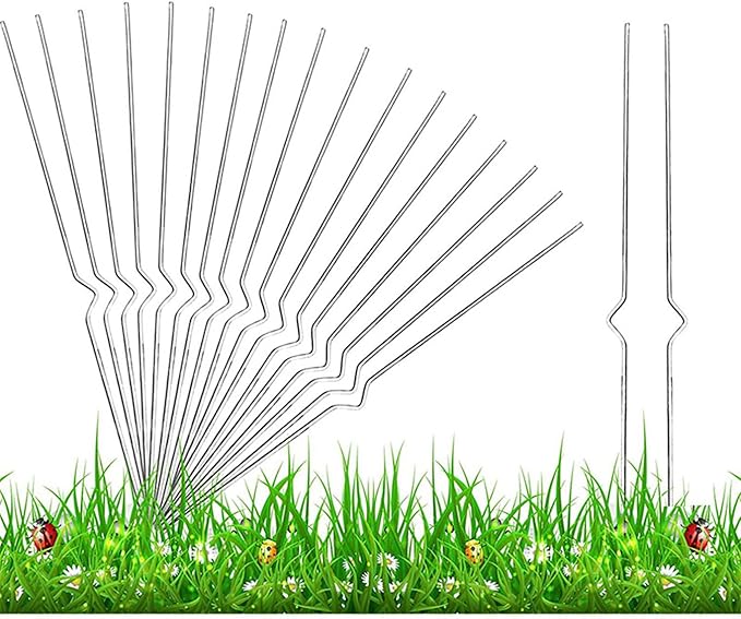 Yard Sign Stakes - 12 Pack Heavy Duty Metal Yard Sign Stake for Outdoor Ground Garden Lawn Signs 13" Stake for Sale Signs Custom Outdoor Yard Signs Holder Yard Sign Stakes Estate Garage Sale