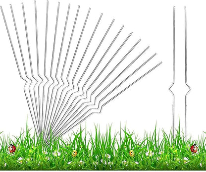 Yard Sign Stakes - 12 Pack Heavy Duty Metal Yard Sign Stake for Outdoor Ground Garden Lawn Signs 13" Stake for Sale Signs Custom Outdoor Yard Signs Holder Yard Sign Stakes Estate Garage Sale