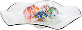 Dale Tiffany Hand Blown Glass, 3" Diameter Nova, Tree of Life Collection, Witch Globe Hanging Garden Indoor/Outdoor Decorative Ornament Gazing Ball