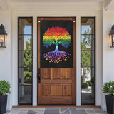 Gay Pride Flag for Outside House LGBTQ Rainbow Tree Life Garden Flags 28 x 40 Double Sided Large Lawn Seasonal Decorative