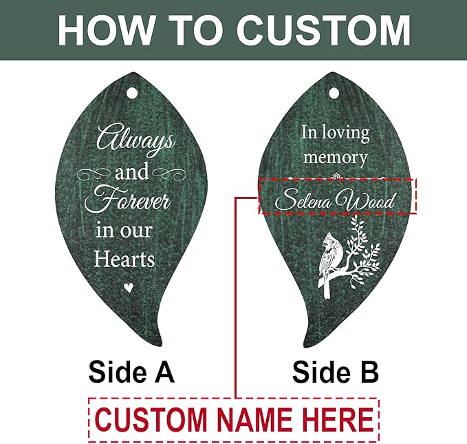 ASTARIN Cardinal Memorial Wind Chimes, Personalized 26" Small Metal Symphthy Wind Chime, Bereavement Gift for Loss of Loved One Father Mother, Dragonflie Damselflie Decor for Outside Patio Garden