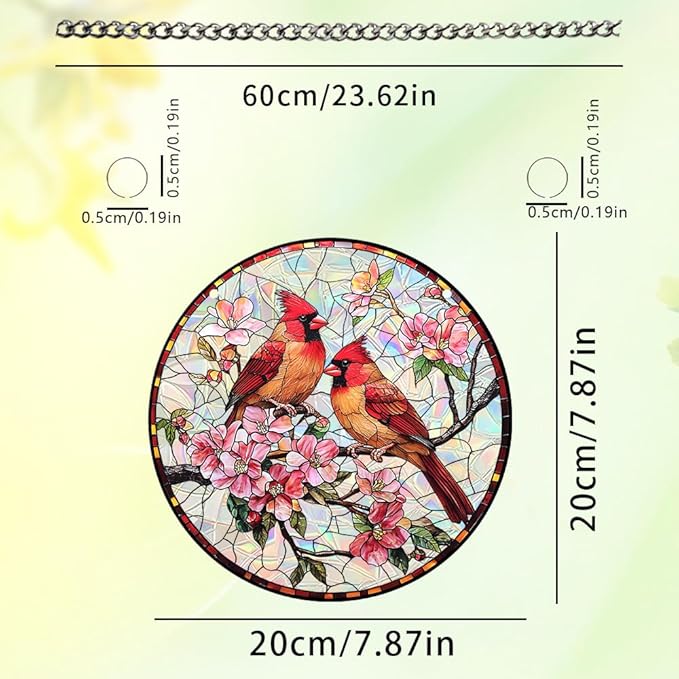 Sun Catchers Indoor Window, Acrylic Rainbow Suncatcher Window Hanging Decoration for Living Room Bedroom Summer Home Balcony Ornaments Decoration (SC2242)