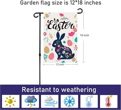 Seasonal Garden Flags Set of 12 Double Sided 12 x 18 Inch, Small Yard Flags for Outside, Christmas Easter Valentine's Day Outdoor Decor, Hello Spring Holiday Garden Decorations for All Seasons