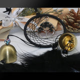 Dreamcatcher Wind Chimes, Handmade Feather Indian Round Net Chimes, Creative Balcony, Study, Bedroom Hanging Decoration