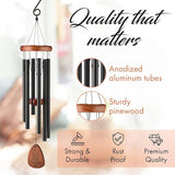Sympathy Wind Chimes - Memorial Chimes for Loss of Loved One, Condolence Remembrance Gift in Memory of Mother Father, 32 Inch