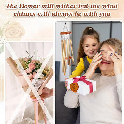 Gifts for Granny from Grandkids, Granny Gift Wind Chimes, Birthday, Retirement, Thanksgiving, Mothers Day, Grandparents Gifts from Grandchildren, Grandma Gift