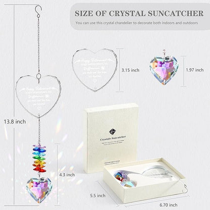 Retirement Gift Crystal Suncatcher, Retirement Gifts for Women, Gifts for Retired Friend Coworker Nurse Boss Teacher