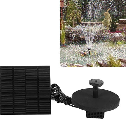 Solar Water Fountain Pump, Outdoor Submersible Bird Bath Fountain Kit, Small Solar Powered Water Pump with 120cm Lift for Pond Garden Pool and Oxygenation
