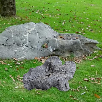 Baoblaze Fake Rock Natural Texture Multifunctional Weather Resistant Realistic Landscape Decoration for Lawn Yard Balcony Patio Porch, 29x10x22cm