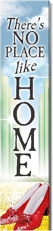 Spoontiques No Place Like Home Porch Sign - Decorative Home Décor Wooden Signs - Rustic Outdoor Decoration - Durable and Weatherproof - Entryway Decoration - 8” x 40”